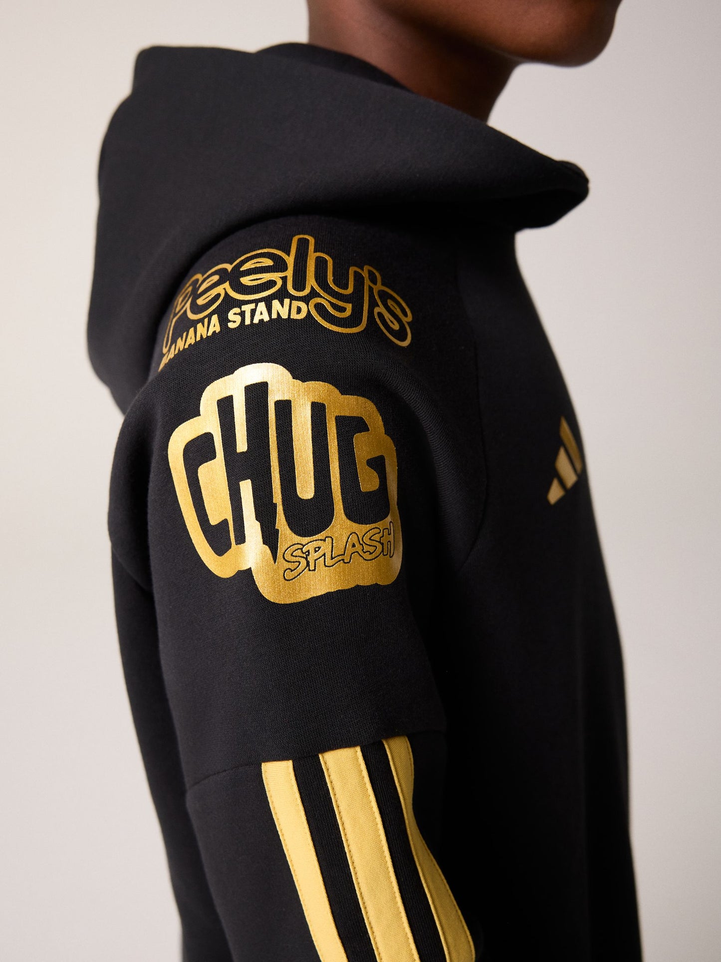 Dsiney Kidz - adidas Black/Gold Fortnite Hoodie image 5