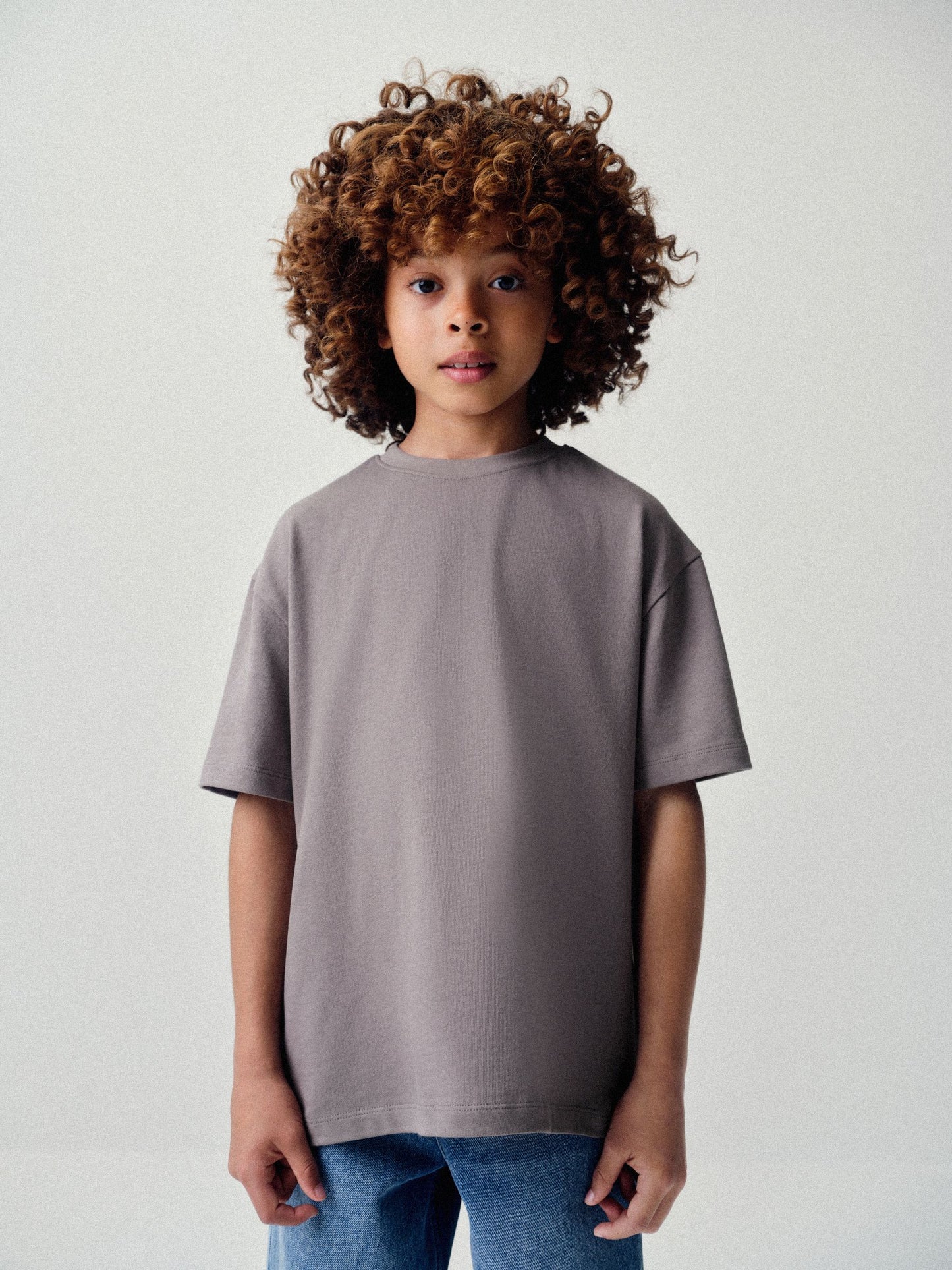 Dsiney Kidz - The Set 4 Pack Oversized Heavyweight Cotton Jersey Short Sleeve T-Shirts Black/Brown/Grey image 2