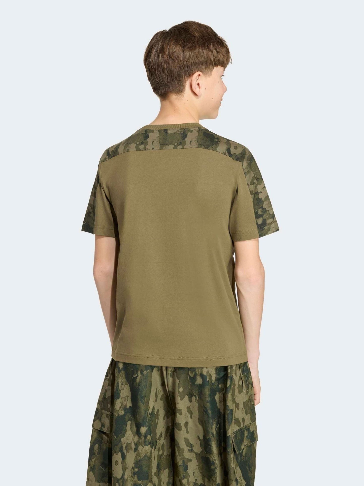 Dsiney Kidz - adidas Green Essentials Camo Cotton T-Shirt image 2