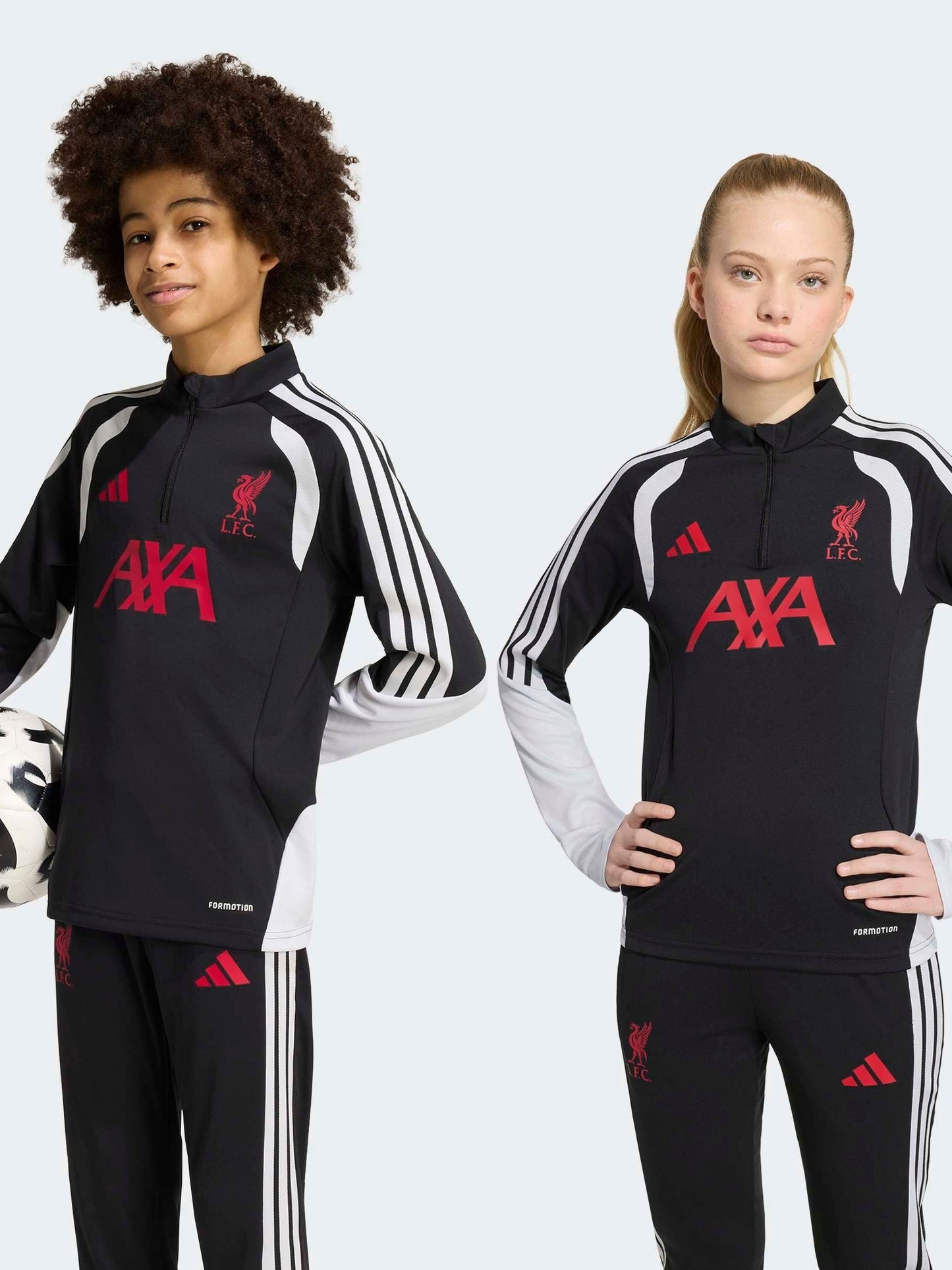 Dsiney Kidz - adidas Black Liverpool Fc 26/27 Tiro Training Kids Sweat Top image 1