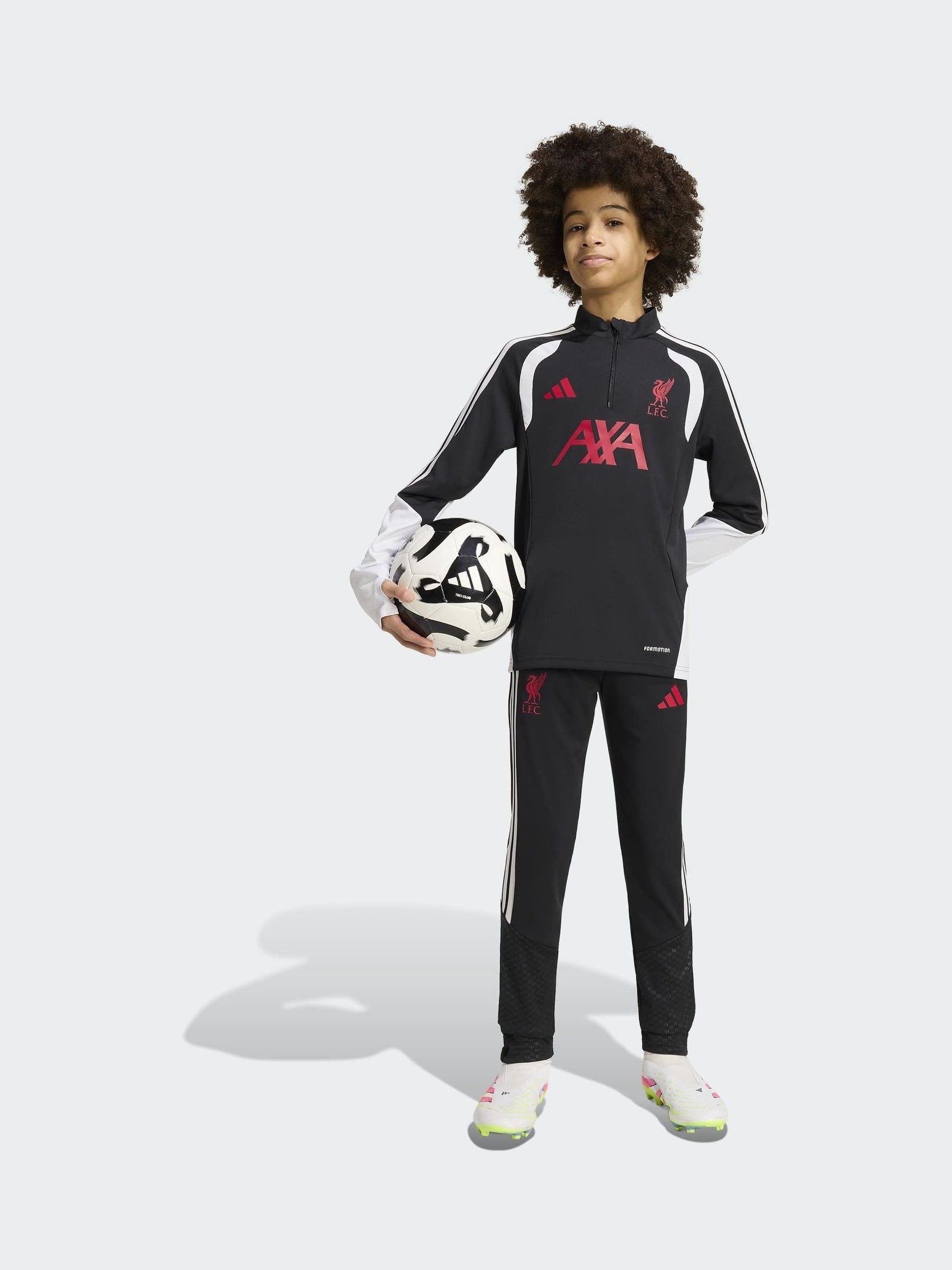 Dsiney Kidz - adidas Black Liverpool Fc 26/27 Tiro Training Kids Sweat Top image 3