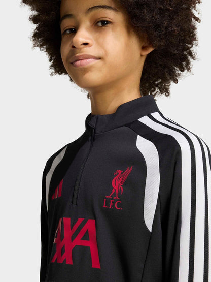 Dsiney Kidz - adidas Black Liverpool Fc 26/27 Tiro Training Kids Sweat Top image 4
