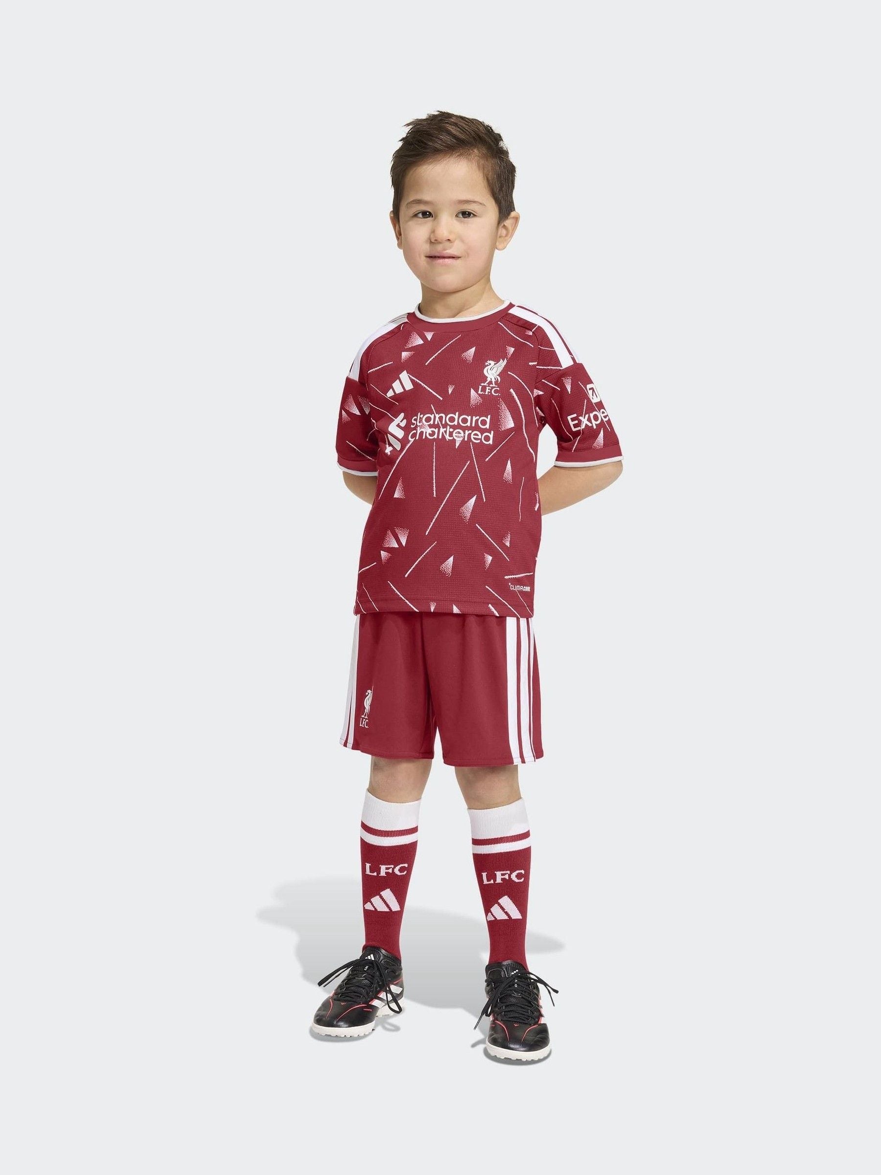 Dsiney Kidz - adidas Red Liverpool Fc 26/27 Home Kids Top & Short Set image 1