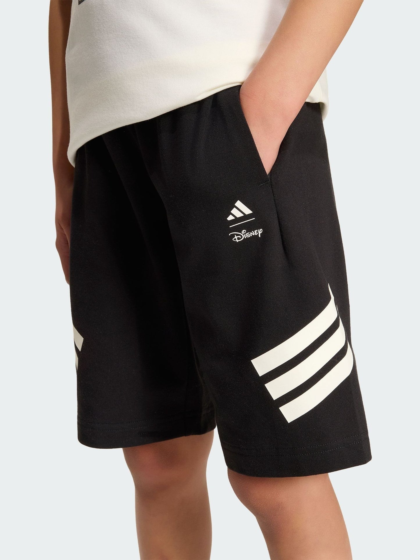 Dsiney Kidz - adidas White Adidas Disney Mickey Mouse T-Shirt and Short Set image 3