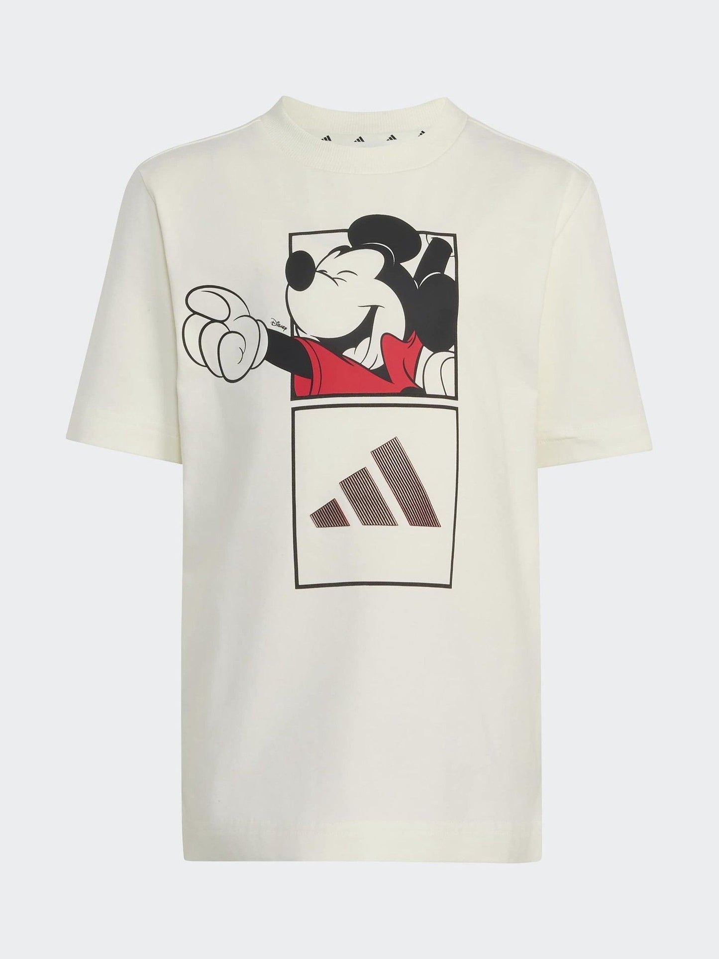 Dsiney Kidz - adidas White Adidas Disney Mickey Mouse T-Shirt and Short Set image 6