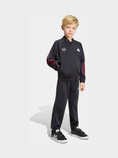 Dsiney Kidz - adidas Black Marvel Spider-Man Tracksuit image 1