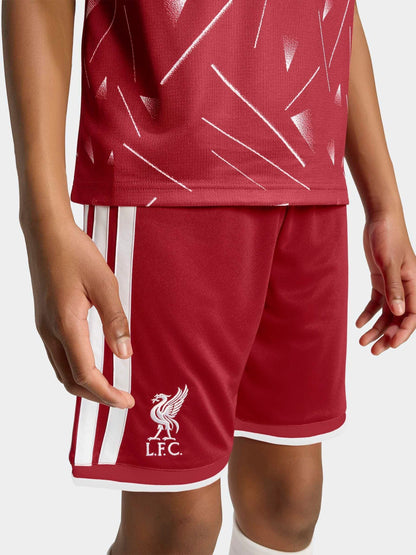 Dsiney Kidz - adidas Red Liverpool FC Home Youth Shorts image 1