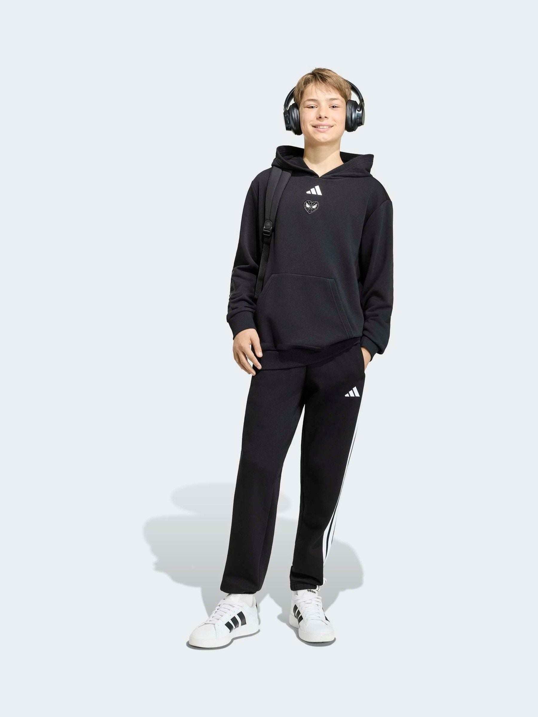 Dsiney Kidz - adidas Black Marvel Spider-Man Hoodie image 4