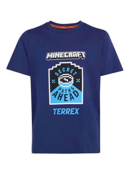 Dsiney Kidz - adidas Blue Minecraft Graphic Kids T-Shirt image 1