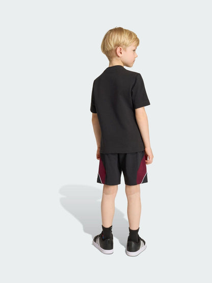 Dsiney Kidz - adidas Black Marvel Spider-Man T-Shirt and Short Set image 3