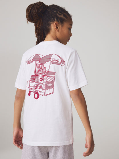 Dsiney Kidz - adidas Originals White Loose T-Shirt image 1