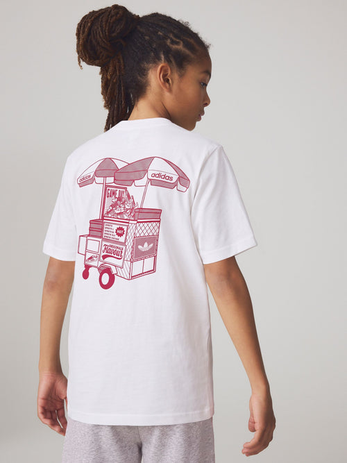 Dsiney Kidz - adidas Originals White Loose T-Shirt image 1