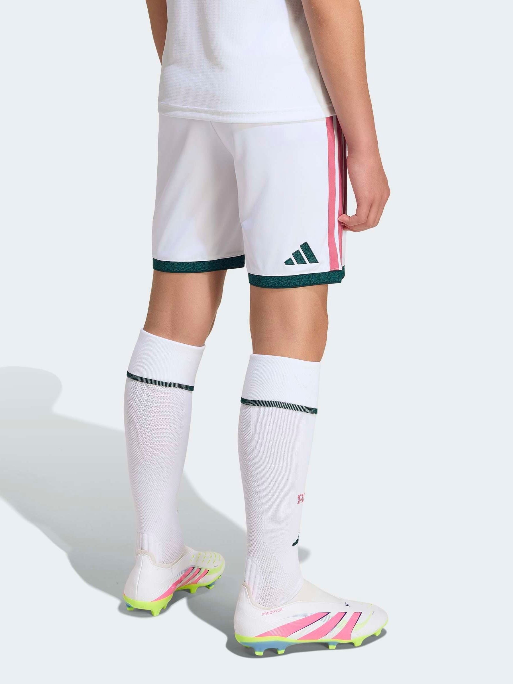Dsiney Kidz - adidas White Kids Real Madrid 26/27 Home Shorts image 2