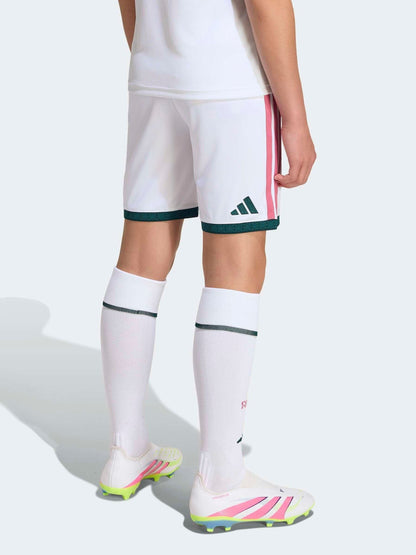 Dsiney Kidz - adidas White Kids Real Madrid 26/27 Home Shorts image 2