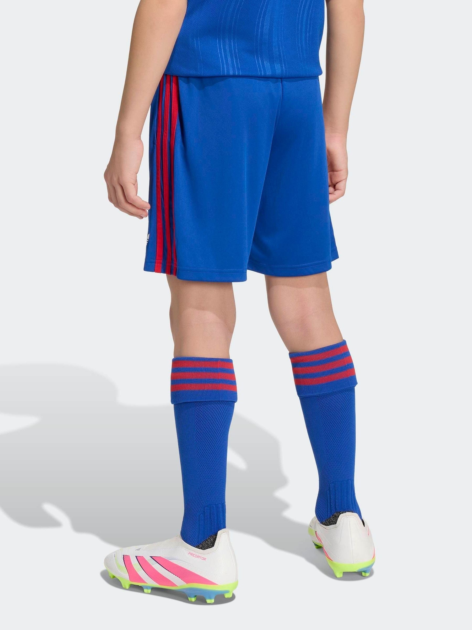 Dsiney Kidz - adidas Blue Manchester United 26/27 Kids Away Shorts image 2