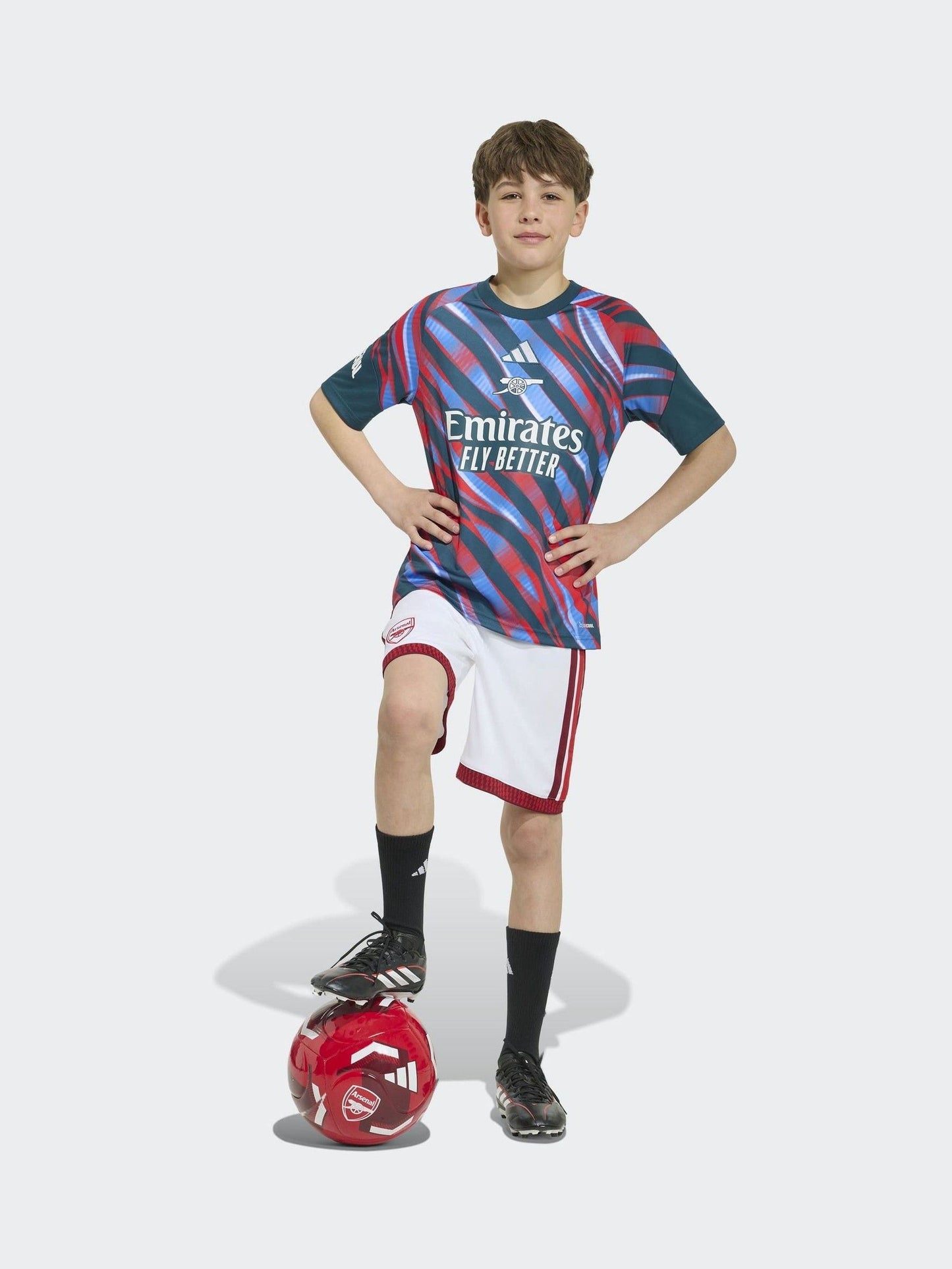 Dsiney Kidz - adidas Green Kids Arsenal Fc 26/27 Pre-match Shirt image 2