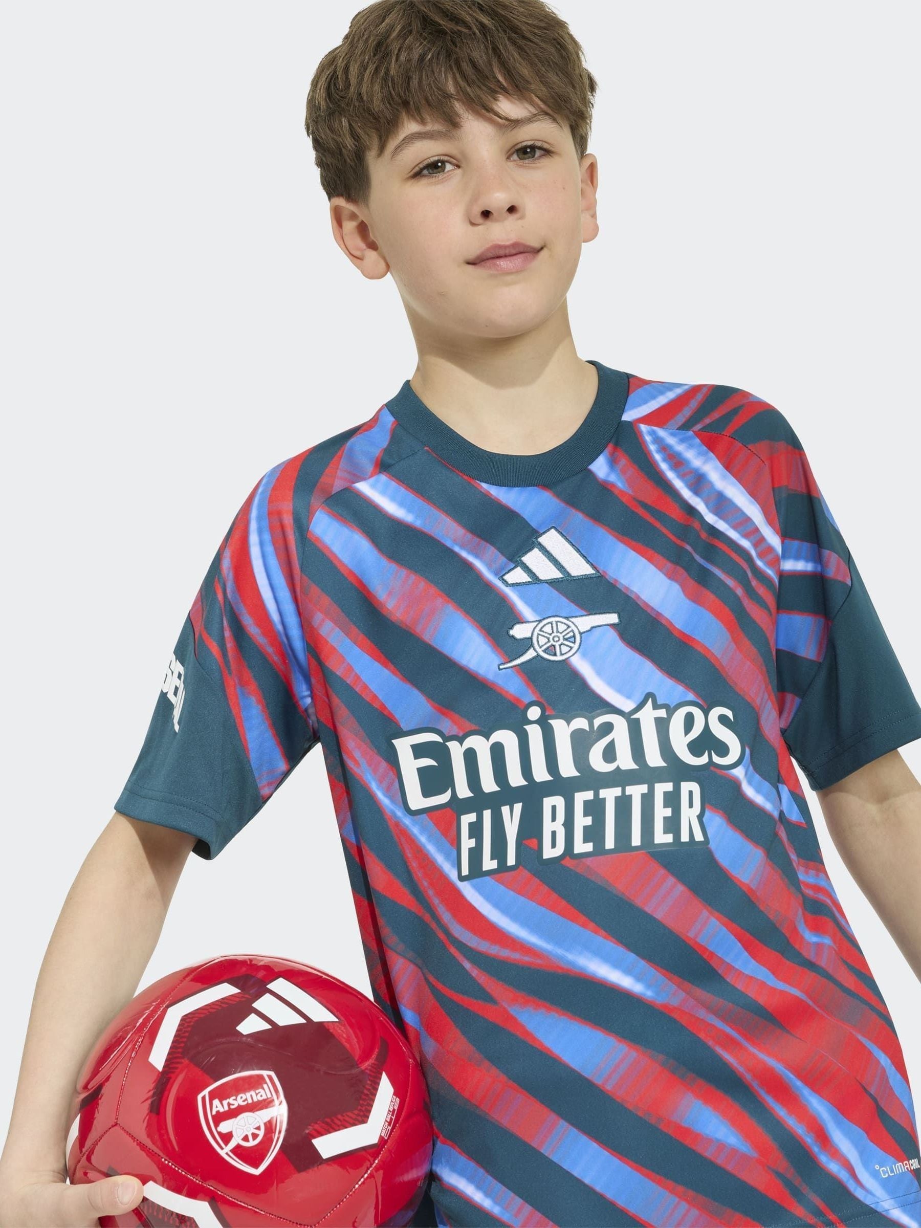 Dsiney Kidz - adidas Green Kids Arsenal Fc 26/27 Pre-match Shirt image 4
