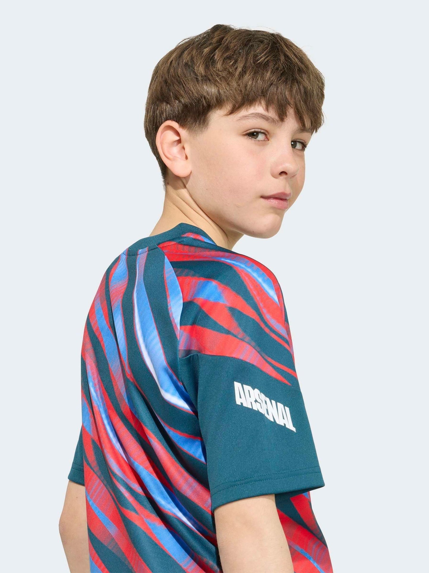 Dsiney Kidz - adidas Green Kids Arsenal Fc 26/27 Pre-match Shirt image 5