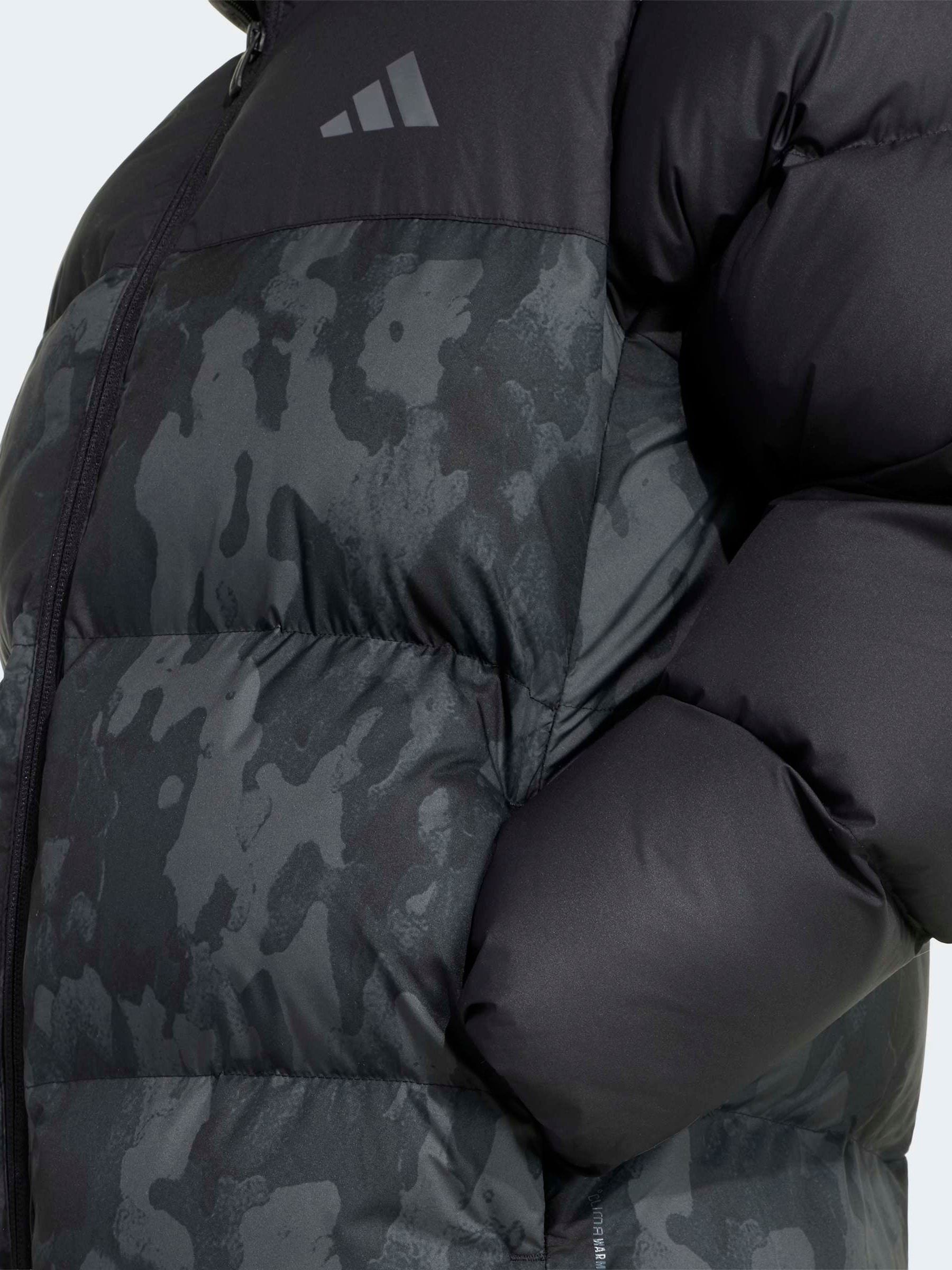 Dsiney Kidz - adidas Black Synthetic Down Camo Print Jacket image 6