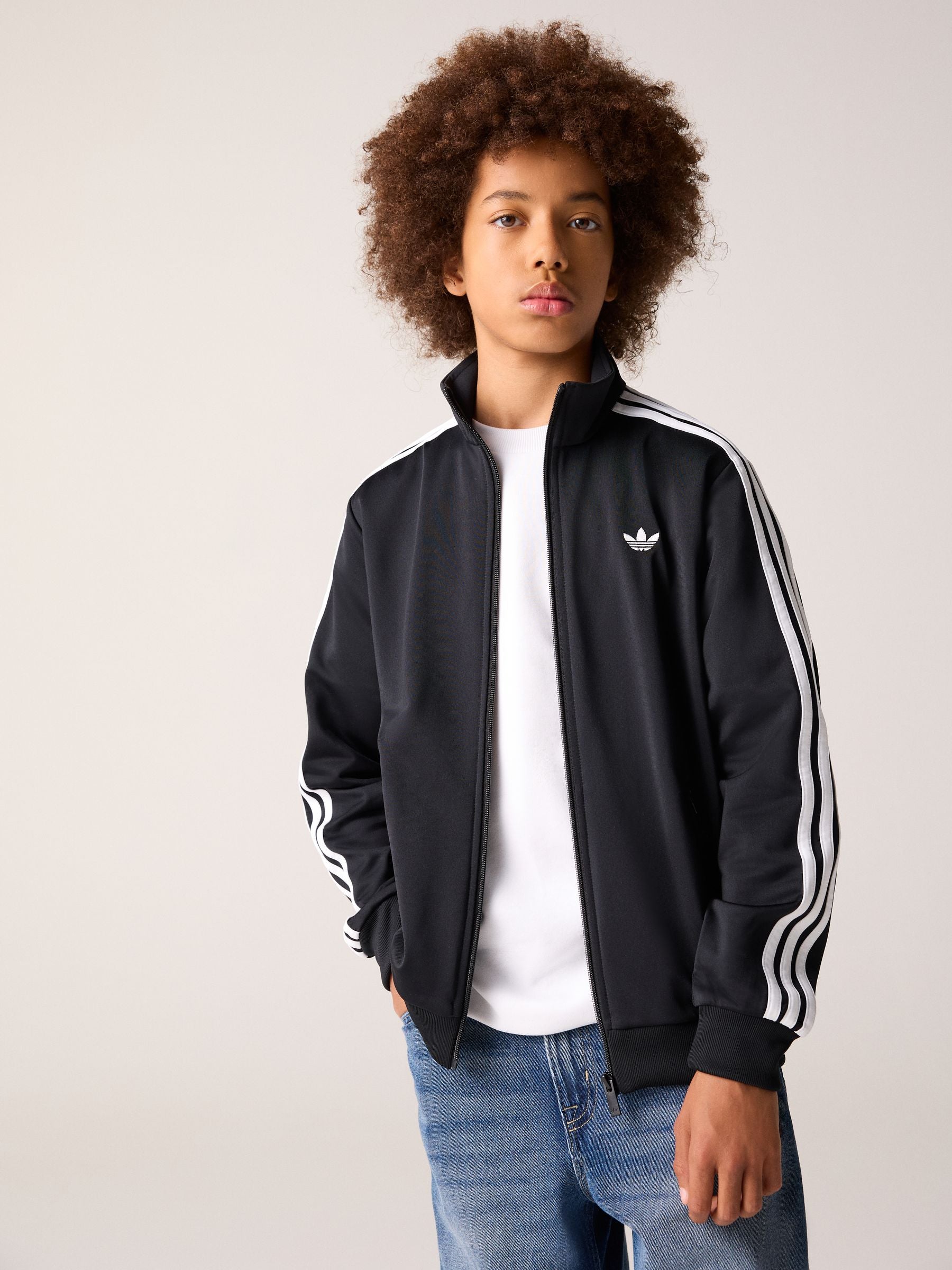Dsiney Kidz - adidas Originals Black Firebird Track Jacket image 1