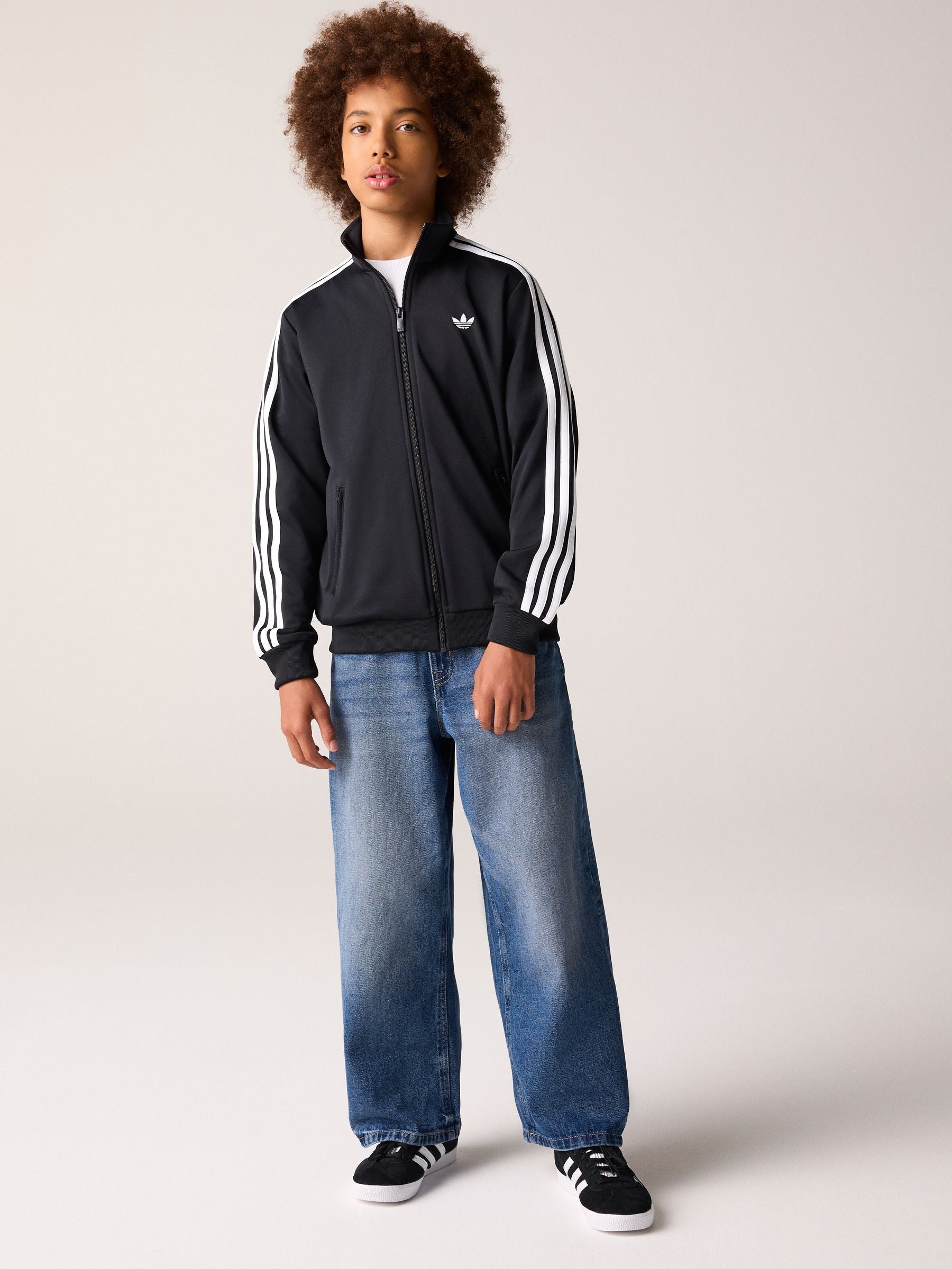 Dsiney Kidz - adidas Originals Black Firebird Track Jacket image 2