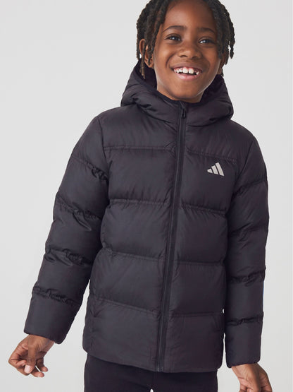 Dsiney Kidz - adidas Black Synthetic Down Jacket image 1