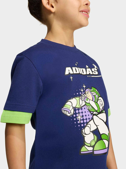 Dsiney Kidz - adidas Blue Pixar Toy Story Top and Shorts Set image 4