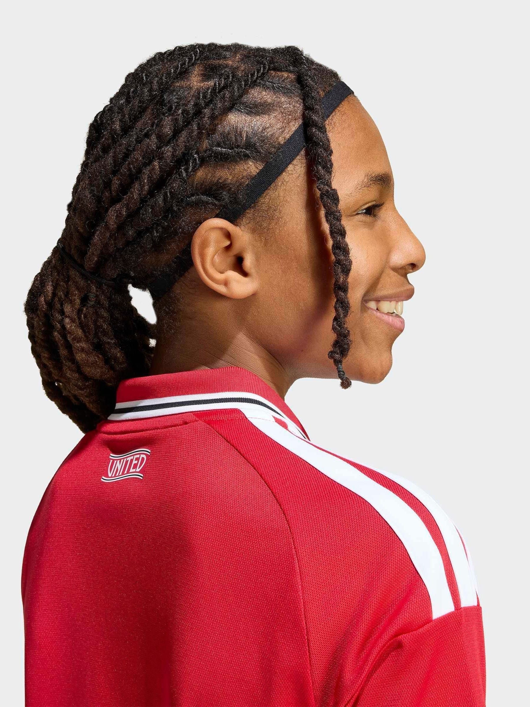 Dsiney Kidz - adidas Red Kids Manchester United 26/27 Home Shirt image 5