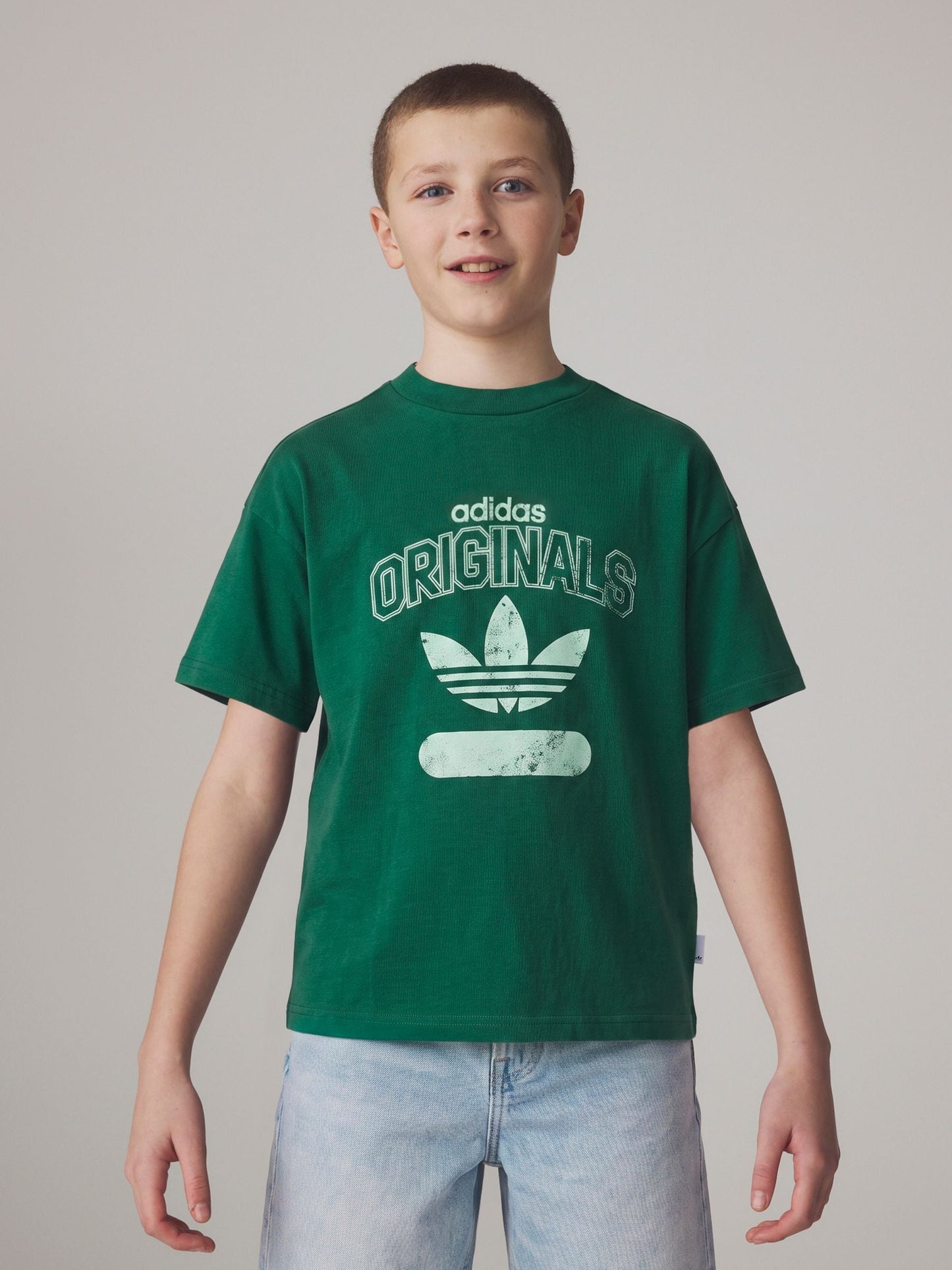 Dsiney Kidz - adidas Originals Green Loose T-Shirt image 1