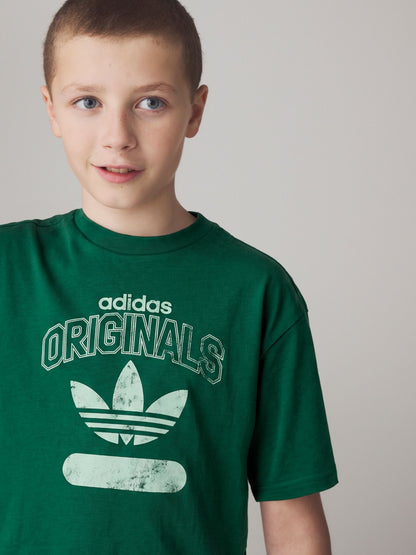 Dsiney Kidz - adidas Originals Green Loose T-Shirt image 3
