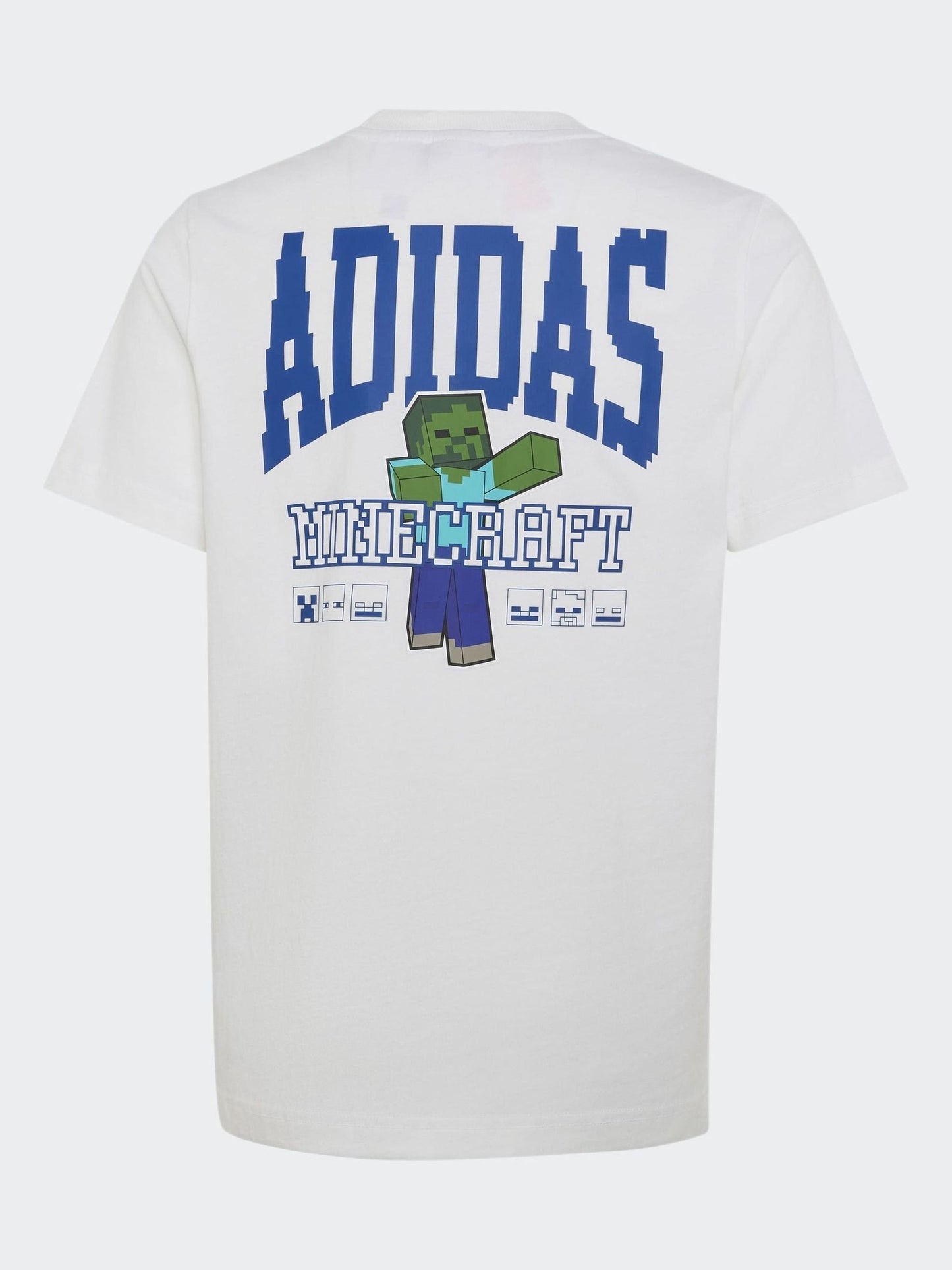 Dsiney Kidz - adidas White Minecraft Graphic T-Shirt image 1