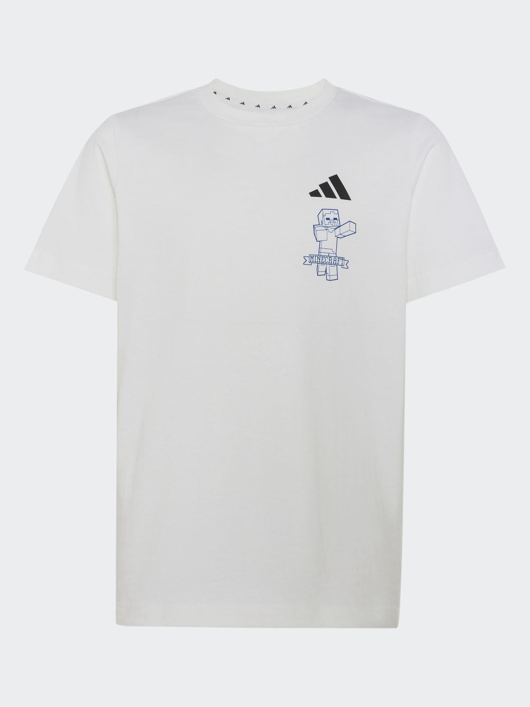 Dsiney Kidz - adidas White Minecraft Graphic T-Shirt image 2