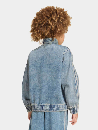 Dsiney Kidz - adidas Originals Blue Firebird Denim Jacket image 2