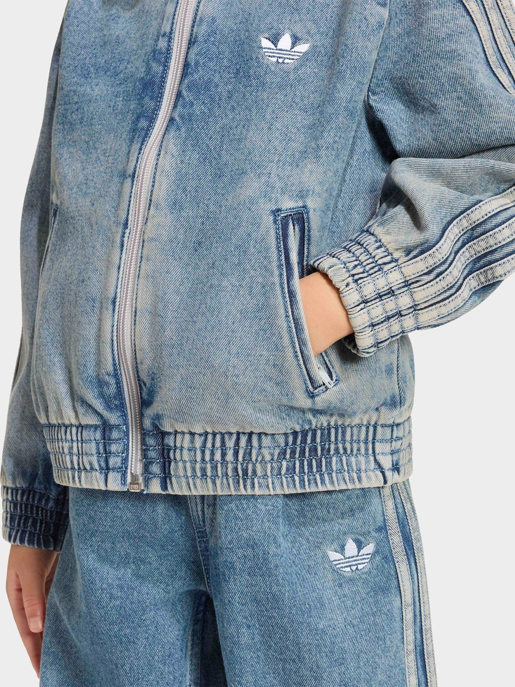 Dsiney Kidz - adidas Originals Blue Firebird Denim Jacket image 3