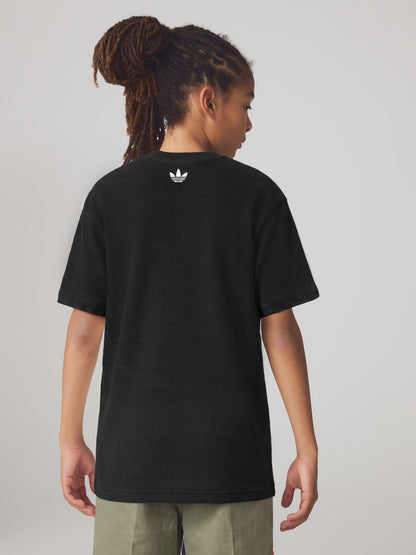 Dsiney Kidz - adidas Originals Black Waffle T-Shirt image 2