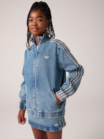 Dsiney Kidz - adidas Originals Blue Firebird Denim Jacket image 2