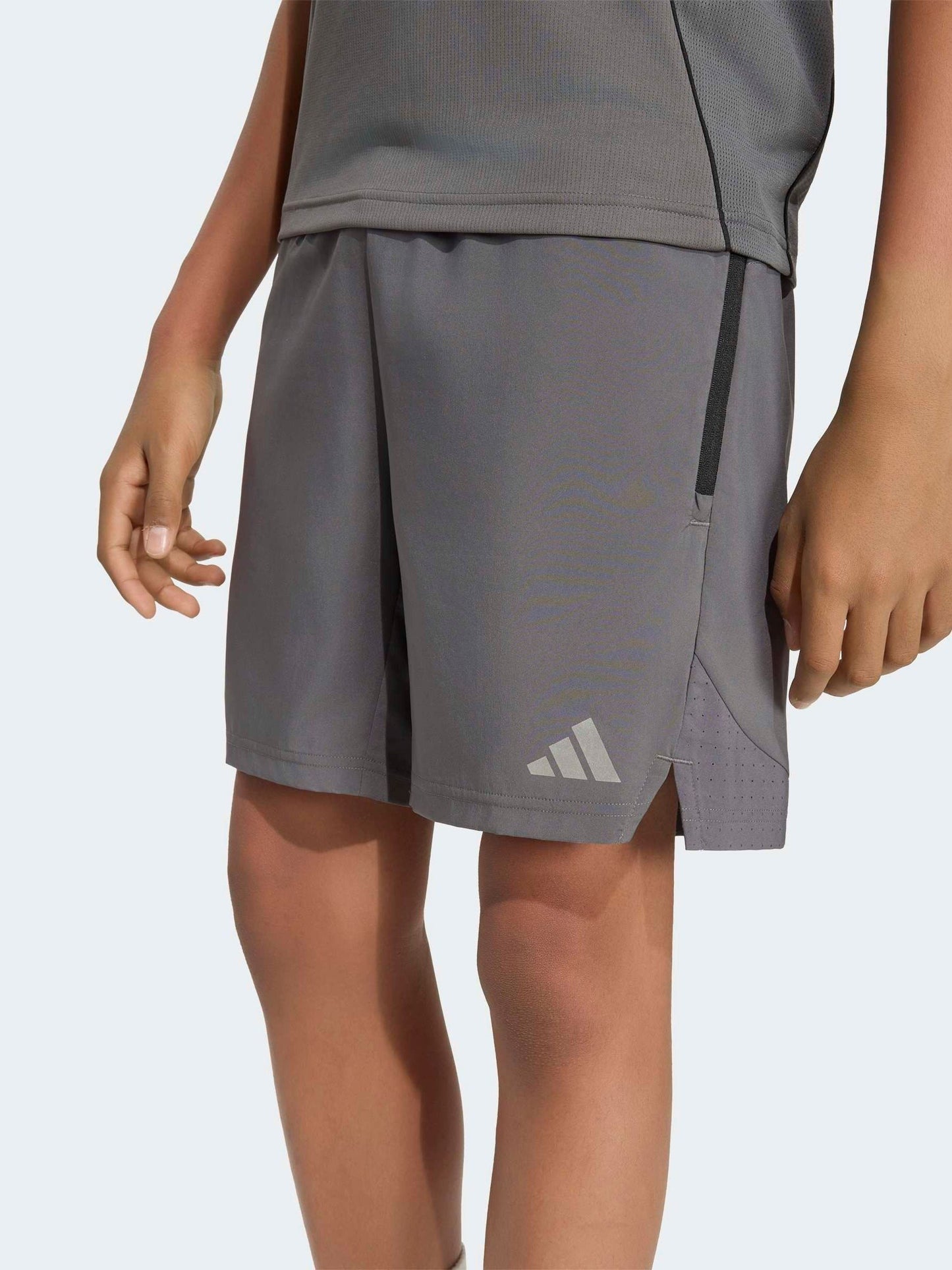 Dsiney Kidz - adidas Grey Tech Climacool Shorts image 4