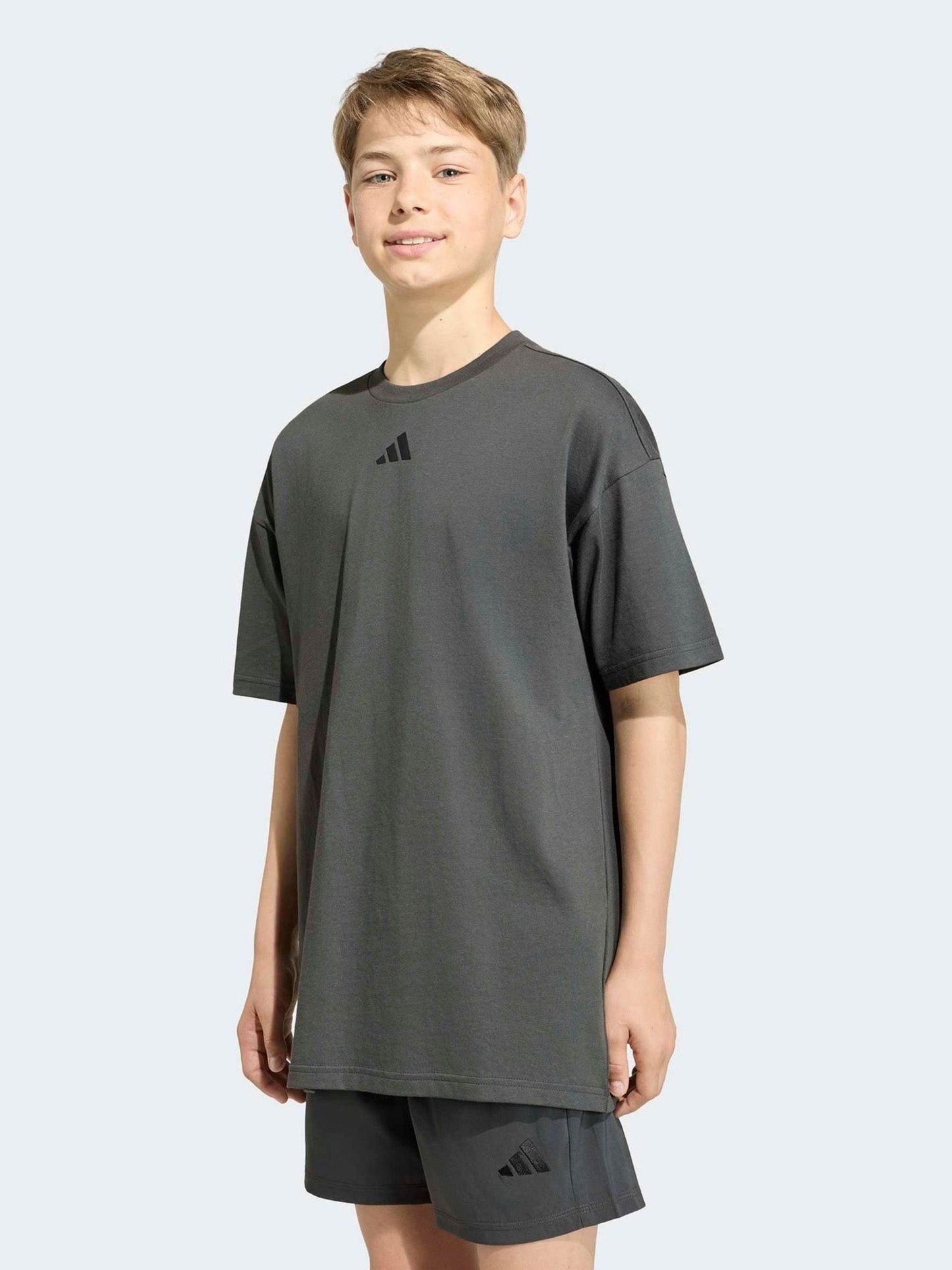 Dsiney Kidz - adidas Grey Essentials T-Shirt image 1