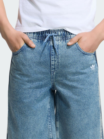 Dsiney Kidz - adidas Originals Blue LO Denim Shorts image 4