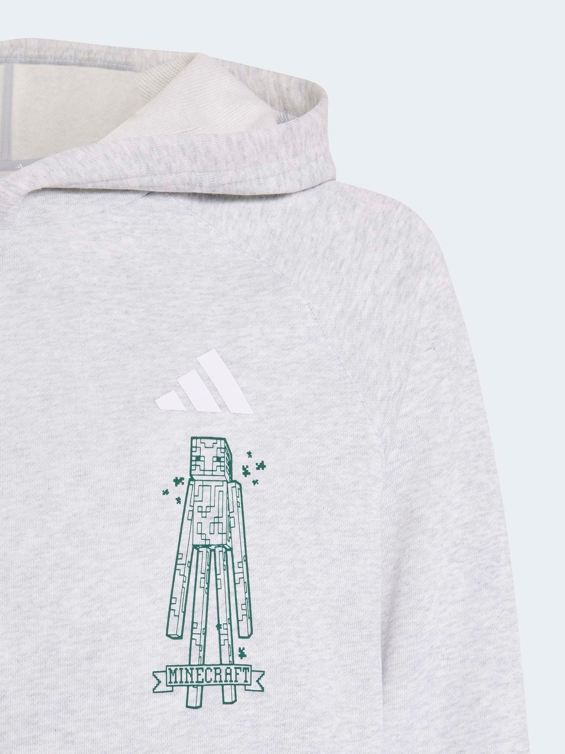 Dsiney Kidz - adidas Grey Minecraft Hoodie image 4