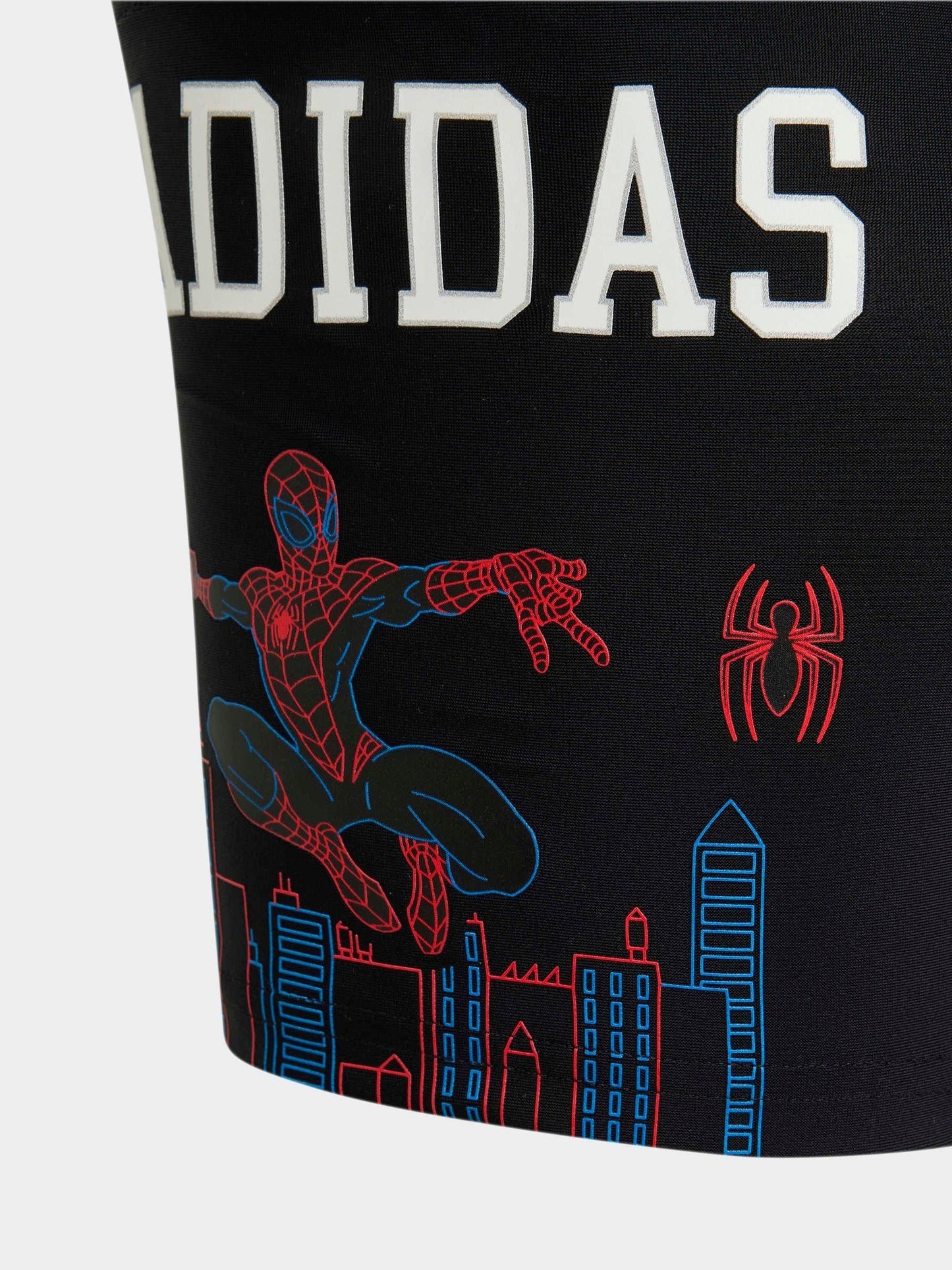 Dsiney Kidz - adidas Black Spiderman Swim Boxer Jammer Shorts image 5