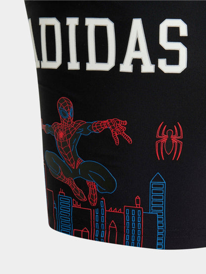 Dsiney Kidz - adidas Black Spiderman Swim Boxer Jammer Shorts image 5