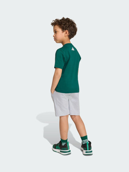 Dsiney Kidz - adidas Green Minecraft Little Kids T-Shirt and Shorts Set image 2
