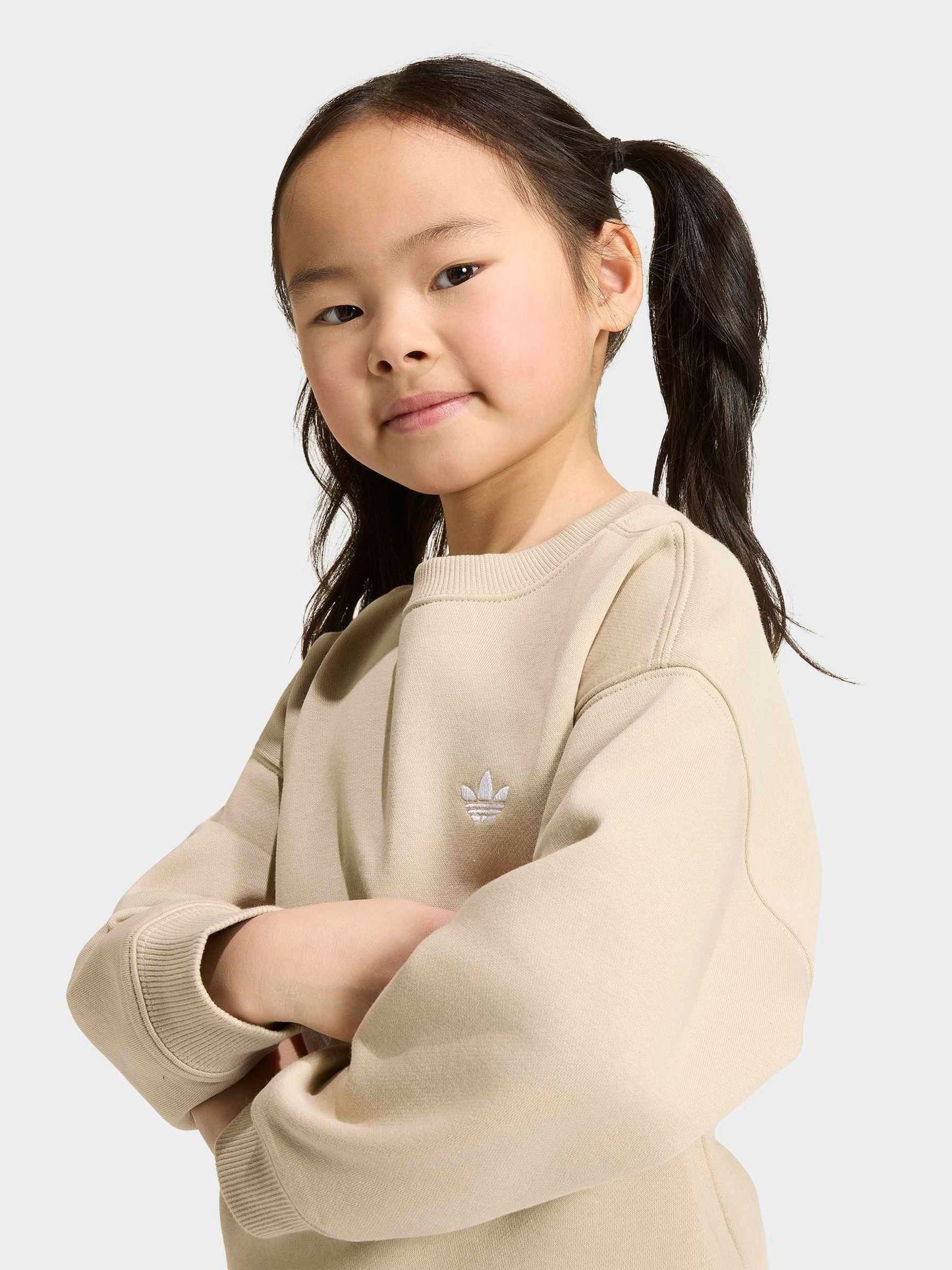 Dsiney Kidz - adidas Originals Brown Crew Top & Jogger Set image 4