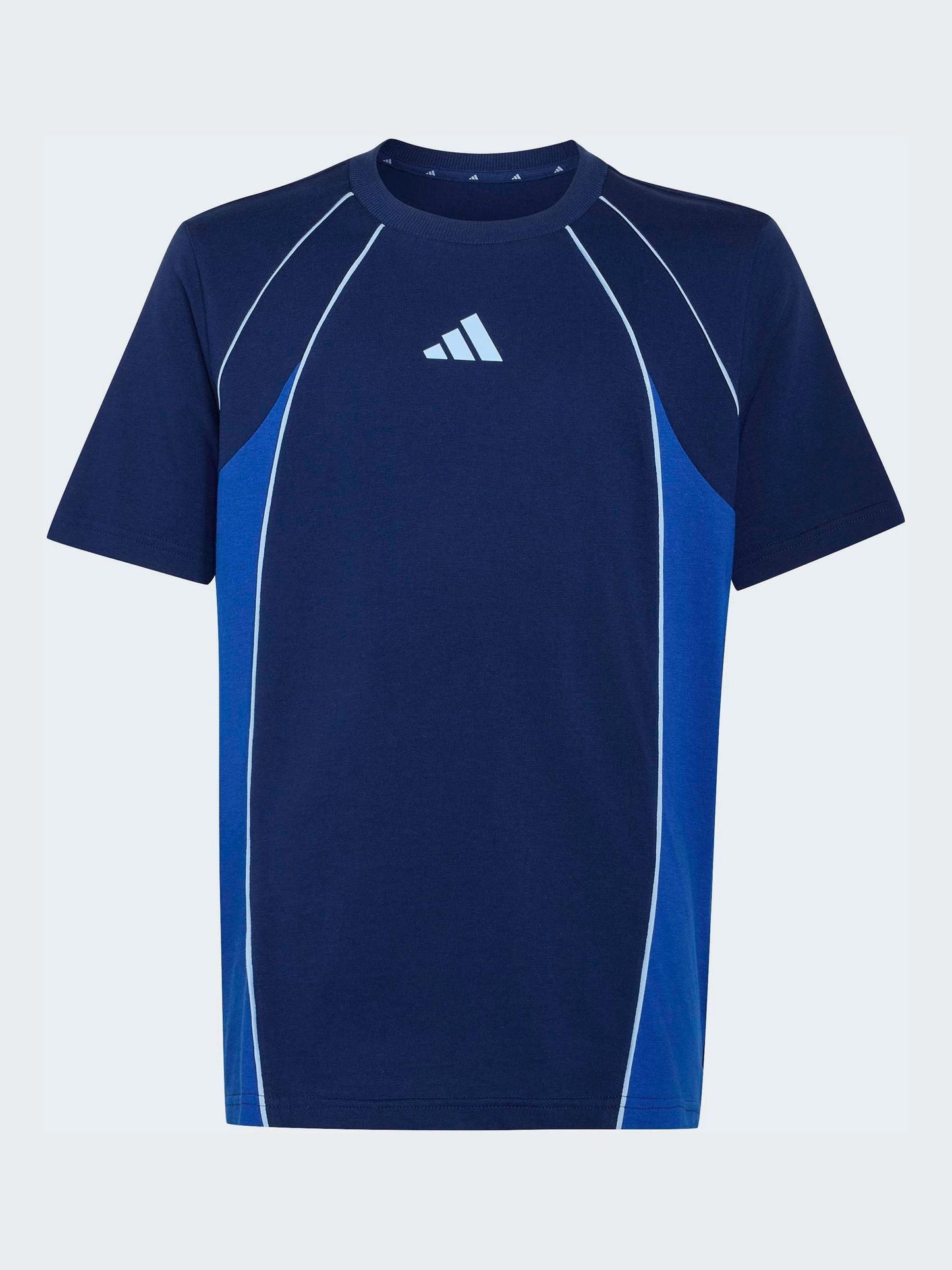 Dsiney Kidz - adidas Navy Blue Colourblock T-Shirt image 1