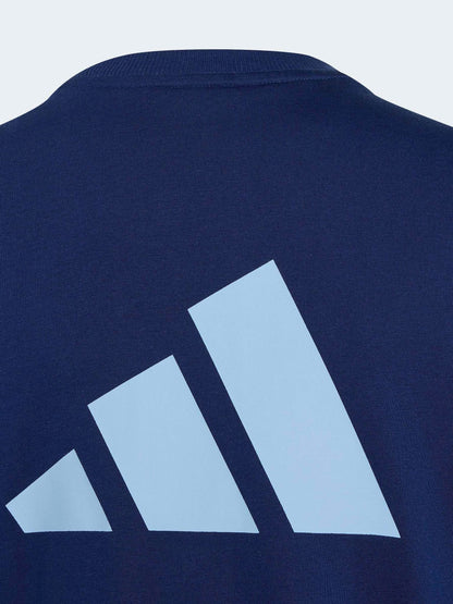 Dsiney Kidz - adidas Navy Blue Colourblock T-Shirt image 4