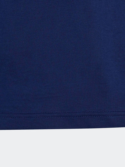 Dsiney Kidz - adidas Navy Blue Colourblock T-Shirt image 5