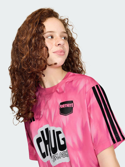 Dsiney Kidz - adidas Pink Fortnite T-Shirt image 3