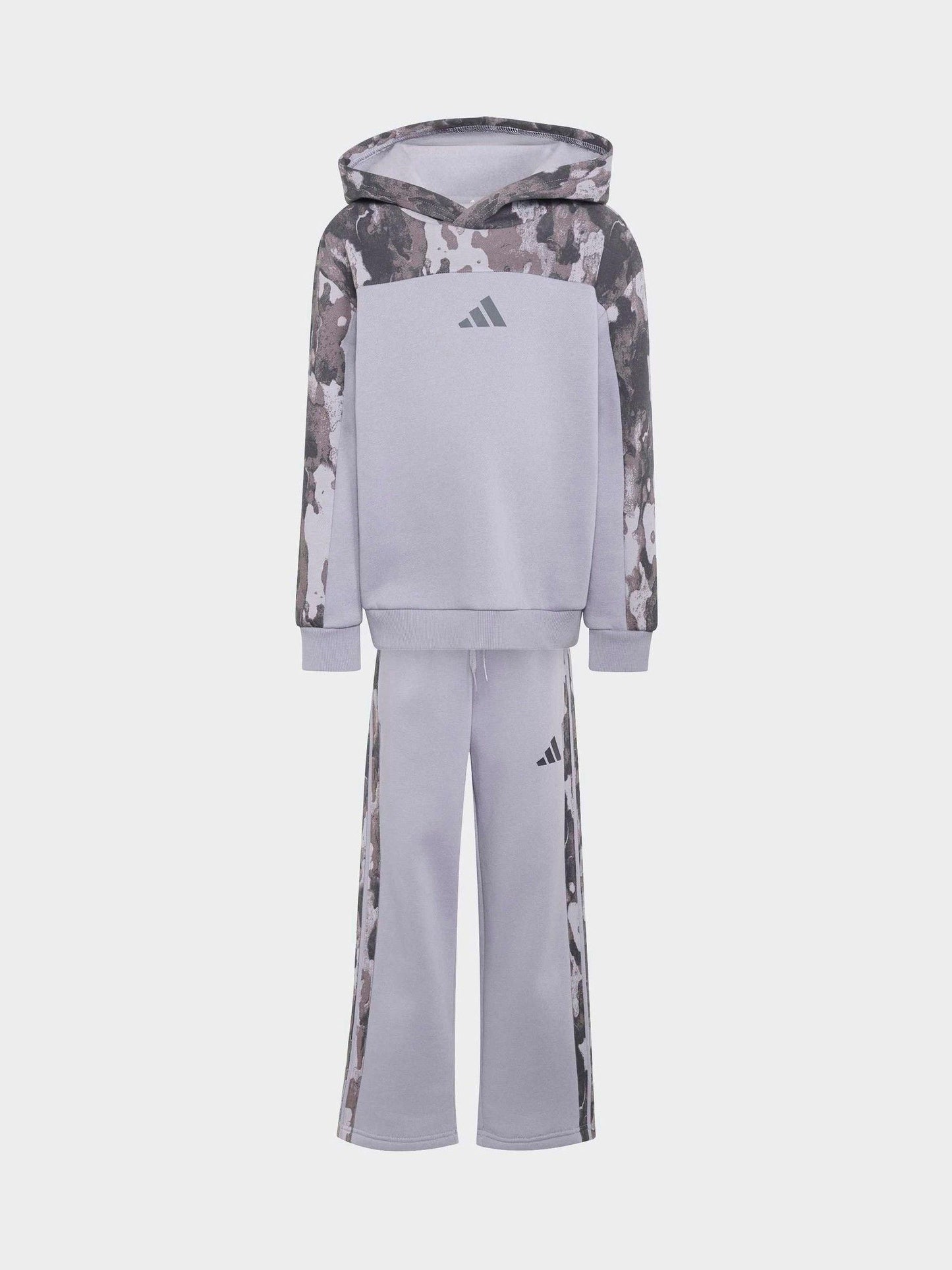 Dsiney Kidz - adidas Purple Seasonal Essentials Hooded Joggers Set image 4