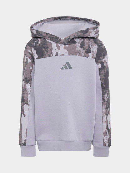 Dsiney Kidz - adidas Purple Seasonal Essentials Hooded Joggers Set image 5